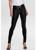 Resim Only 15151791 Onlanne K Mıd Waıst Coated Pnt Noos Kadın Pantolon 15151791-R4306 Siyah 
