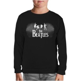 Resim The Beatles 2 Siyah Çocuk Sweatshirt 