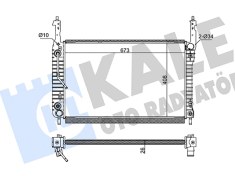 Resim MOTOR SU RADYATORU CAPTIVA ANTARA 2.0 06> (670X410X26) 