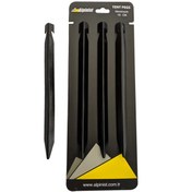 Resim Alpinist Alüminyum 6061 Çadır Kazığı 18 CM Siyah 4'lü 