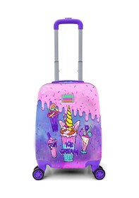 Resim Kids Milkshake Dondurma Desenli Çocuk Valizi Ve Çanta Seti 16770 Pembe Çok Renkli 