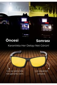 Resim Bizzarini 601 Antifar Gece Sürüş Gözlüğü 