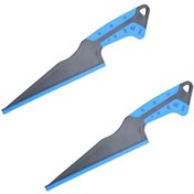 Resim Fochsia 2 Adet Mavi Pencere Manyetik Kauçuk Kazıyıcı Araç Film Yapıştırma Cam Temizleme Su Giderme Sabit Kauçuk Dudaklı Film Kenar Kazıyıcı 