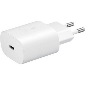 Resim Samsung Uyumlu Type-c 25w Beyaz Kablosuz Hızlı Şarj Adaptörü 