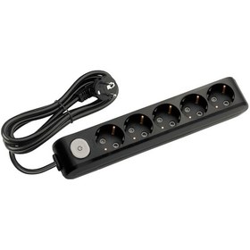 Resim Viko Multi-let 5'li Grup Priz Anahtarlı Topraklı Çocuk Korumalı 2 Metre Siyah - 90137502 