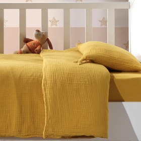 Resim Bonni Müslin Nevresim Takımı - Off White / 100x150 cm 