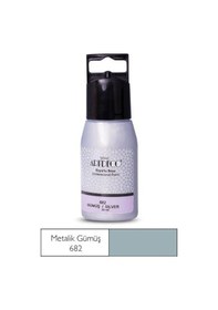 Resim Artdeco Metalik Boyutlu Boncuk Boya 682 Gümüş 
