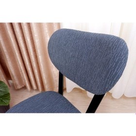 Resim Bohem Yeni Model Jakarlı Sandalyesi Kılıfı, Sandalye Örtüsü 1 Adet Antrasit 