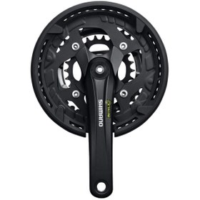 Resim shimano Alivio Fc-t4010 Octalink Aynakol 48-36-26t 3x9v 175mm Siyah 