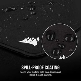 Resim Corsair MM350 PRO Sıçrama geçirmez Premium kumaş oyun mouse pad, Alan 93 × 40 cm, Mikrofiber kumaş, 4mm Güçlü Yumuşak Kauçuk Konstrüksiyon, Kaymaz Kauçuk Taban, siyah, Genişletilmiş XL 
