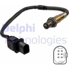 Resim Delphi ES21156-12B1 Oksijen Sensörü Golf V Passat 1.6fsı Otomatik Blf 022906262CA 