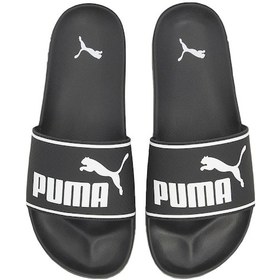 Resim Puma 384139 Leadcat 2 0 Terlik Siyah Beyaz Siyah - Beyaz 