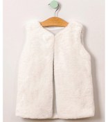 Resim Kız Çocuk Peluş Yelek Ylk.2012 Beyaz 