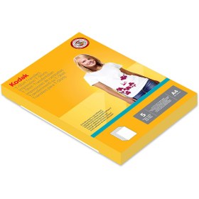 Resim Kodak 20X30 A4 -5 Adet Açık Zeminler için T-Shırt Transfer Kağıdı 