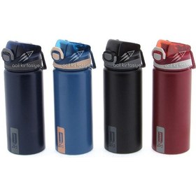 Resim Mikro Mt 2520-12 600 Ml Çelik Matara Aliminyum 