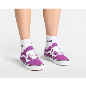 Resim Vans Old Skool Unisex Günlük Ayakkabı Vn000d6we2t1 Mor Mor 
