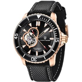 Resim Pagani Design Pd-1674 Erkek 200m Su Geçirmez Tourbillon Saat Otomatik Mekanik Saat Safir Kristal Paslanmaz Çelik Çok Renkli 