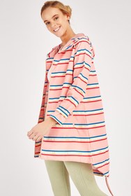 Resim MARATON Comfort Kadın Kapüşonlu Mercan Yağmurluk 