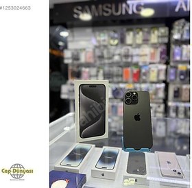Resim Apple iPhone 15 Pro Max İkinci El TR | 1 TB | Siyah 