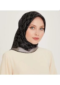 Resim Armine İpek Eşarp 2025 Kış - 9239-82 Gri Twill Gri 