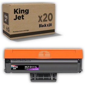 Resim Kingjet Samsung Uyumlu Mlt-d111l Yüksek Kapasiteli 20'li Paket Çipli Muadil Toner 