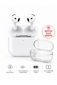 Resim SEYUWATCH Air 4 Anc Gürültü Engelleyici Bluetooth Kulaklık Ios Ve Android Uyumlu Kablosuz Kulaklık 