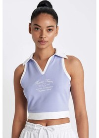 Resim DeFacto Fit Crop Polo Yaka Sporcu Atlet B4581AX24SPPR317 