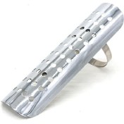 Resim Hightower Krom Motosiklet Egzoz Koruyucu - Dirt Bike Cruiser Chopper Cafe Racer Scooter Isı Kılıfı 