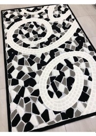 Resim Kaşmir Halı Jade 146X233 Je 0024-03 Siyah Beyaz 4 M2 Halı ! 