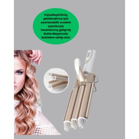 Resim Değirmen Grup Her Saç Tipine Uygun, Hızlı Isınan Bukle Yapıcı – Evde Kuaför Kalitesinde Sonuç 