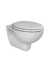 Resim Turkuaz Seramik Cerastyle Lila Asma Klozet + Yavaş Kapak 