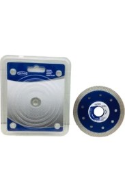 Resim Tomax Nalburkent Tomax Hassas Kesici Çaprazlı Granit Mermer Taş Beton Seramik Mavi 115X1.3 MM 10X22.23MM 