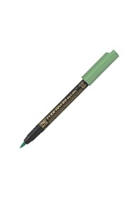 Resim Supertrend Fudebiyori Metallic Brush Pen Yaldızlı Fırça Uçlu Marker Kalem Green 
