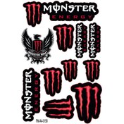 Resim PROMOT Motorsiklet Aksesuar Ekipman Sticker Kask Grenaj Laptop Sticker Seti 0159 