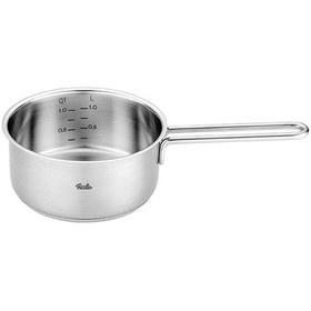 Resim Fissler Pure Collection 9 Parça Cam Kapak Çelik Tencere Seti 