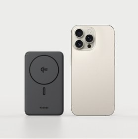 Resim Mcdodo MC-6310 Magq 2'si 1 Arada 10000MAH 20W Qi2 Manyetik Powerbank ve Katlanabilir Telefon Standı 
