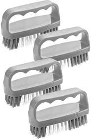 Resim Buffer ® 4 Adet Tutamaçlı Plastik Pratik Tırnak Ve Kıyafet Yaka Temizlik Fırçası- Tp-113 