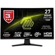Resim MSI MAG 274CQF 27" 2560x1440 180Hz 0.5 ms HDMI DP Adaptive Sync Curved 1500R Gaming Monitor 