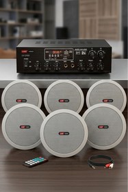 Resim Lastvoice Middle Paket-2 Tavan Hoparlörü Ve Anfi Ses Sistemi (ANFİ 6 HOPARLÖR) 