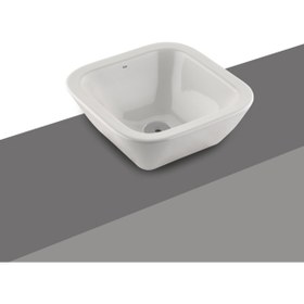 Resim KALE Stıl 45x45 Cm Kare Canak Lavabo 