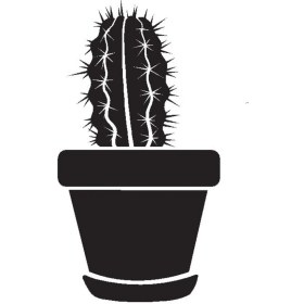 Resim Saksı Çiçeği Kaktüs (Tip 5) 50X85 cm Lcst [lcst] 