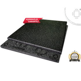 Resim motive rubber Soğuk Pres Majör Antresit Grey 100x100cm Profesyonel Aşınmazlık Garantili Soğuk Pres Kauçuk Zemin 