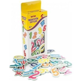 Resim Manyetik Sayılar Buzdolabına Yapışan Sayılar Mıknatıslı Sayıl 