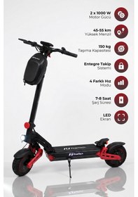 Resim Pirantech D2promax Elektrikli Scooter 2000w-3000w Güç - Kırmızı 