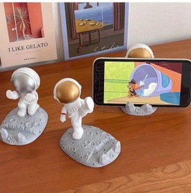 Resim Biishe Mini Astronot Model Telefon Ve Tablet Tutucu Standı Çok Renkli 