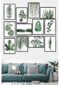 Resim Artavessa 12 Parça Çerçeve Görünümlü Mdf Tablo Seti - ART12XPML8 