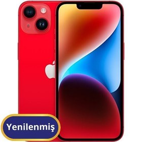 Resim Apple iPhone 14 Yenilenmiş TR Garanti | 256 GB Kırmızı 