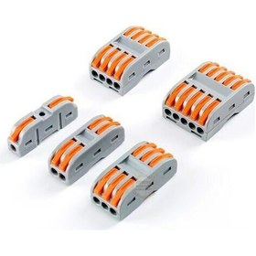 Resim Pct-222 2-giriş 2-çıkış Kablo Birleştirici Klemens-mandallı Vidasız Buat Terminali 32a 