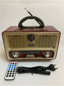 Resim SOMIC Eskitme Nostalji Tasarımlı Akıllı Bluetoothlu Speaker Radyo 