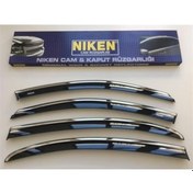 Resim Niken Honda Crv 2012- Kromlu Cam Rüzgarlığı 4 Lü 